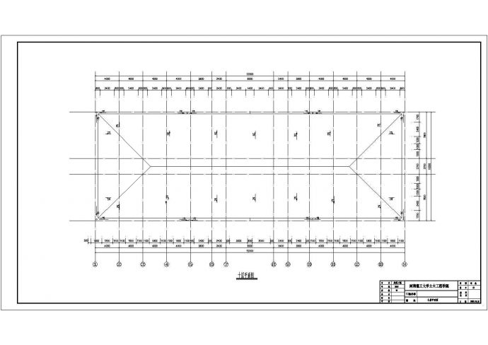 天津市某研究所8810平9层钢混框架办公楼办公楼建筑结构设计CAD图纸_图1