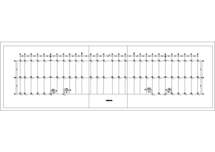 大型铁路客运站雨棚钢结构设计图纸（15张）_图1