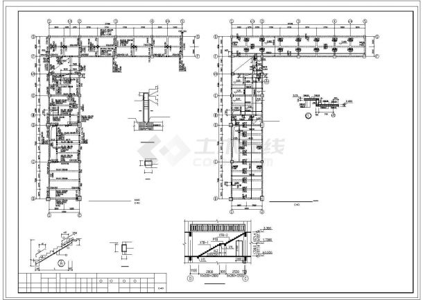 【宜昌】长途客运站站务楼结构CAD施工图-图一