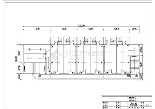 某印刷玩具厂建筑设计施工CAD图纸-图二