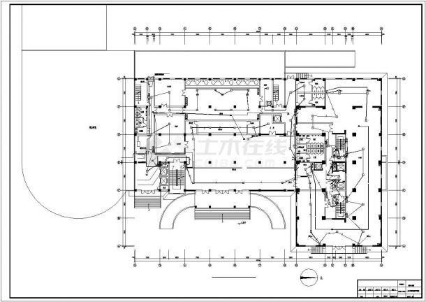 二十七层酒店电气设计CAD图纸-图一