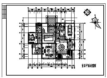 别墅设计_某二层欧式别墅全套装修设计cad图，含效果图-图一