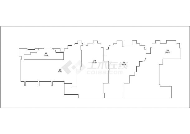 南昌某住宅地下室抗震支架结构设计CAD图-图一