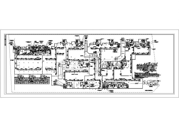 南昌某住宅地下室抗震支架暖通设计CAD图-图二