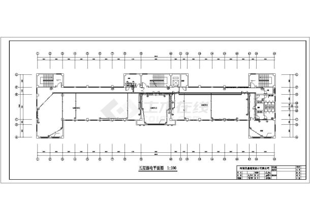 河南某单位五层办公楼电气设计施工图-图二