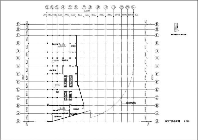 南方某综合楼建筑设计cad方案图_图1