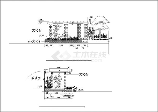 泰兴市佳华屋顶花园某业主设计施工图-图二