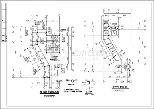 湖北省武汉市某大型市民公园内茶室施工设计CAD图纸-图二