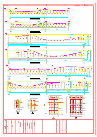 [上海]大型钢桁架结构交通站cad结构施工图（含建施、幕墙）