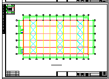 [南通]排架结构增资扩建联合厂房cad结构图（轻型钢屋面）-图一