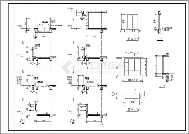 浙江省杭州市清华苑某户室内装修设计CAD图纸-图二