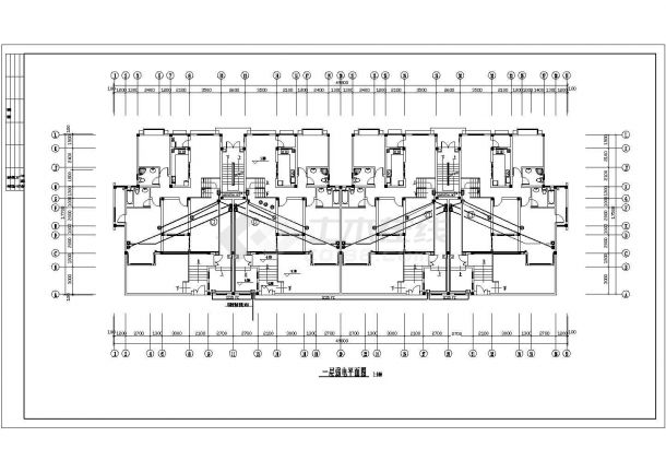 电气设计_某地区多层住宅电气设计CAD图-图一