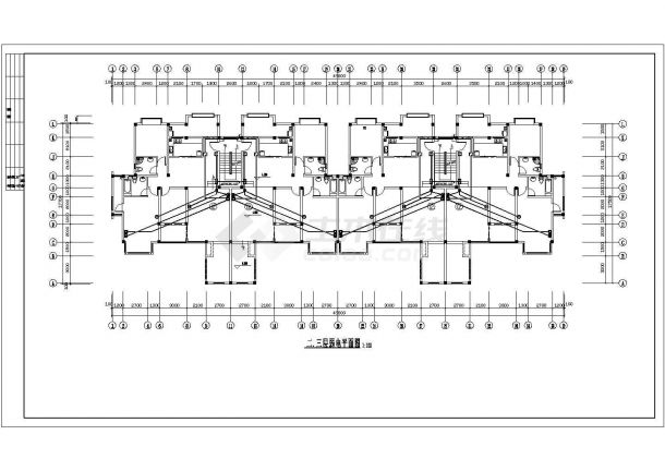 电气设计_某地区多层住宅电气设计CAD图-图二