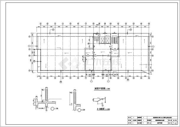 6200平米5层框架结构门诊大楼建筑结构设计CAD图纸-图二