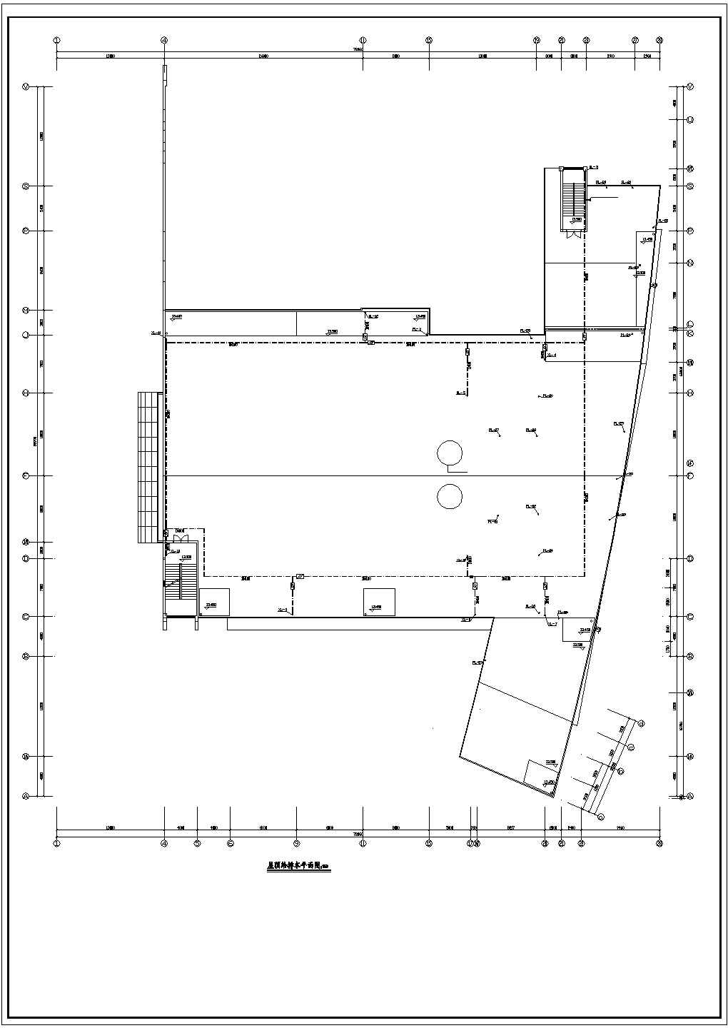[北京]学校3层食堂及浴室给排水施工图纸（11张图纸，CAD）