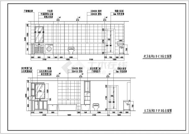 安徽省亳州市某多层拆迁住宅小区施工设计CAD图纸-图一