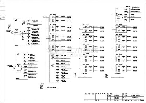 电气设计_某地区二类多层住宅电气CAD图-图二