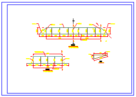 膜结构加油站cad结构施工图（原创）-图二