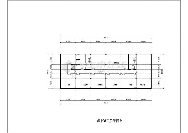 江西省南昌市市区某高档五星级酒店平面施工设计CAD图纸-图一