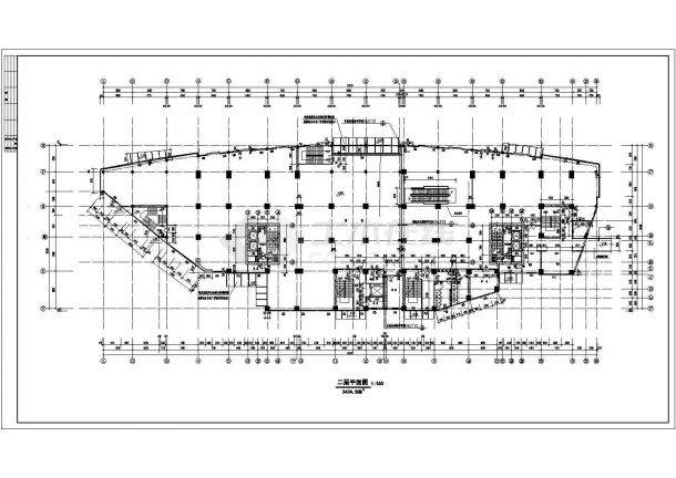 江西省上饶市某高层住宅平面施工CAD图纸-图二