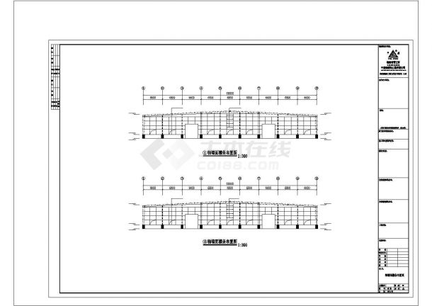 南靖钢结构工程方案CAD图纸-图一