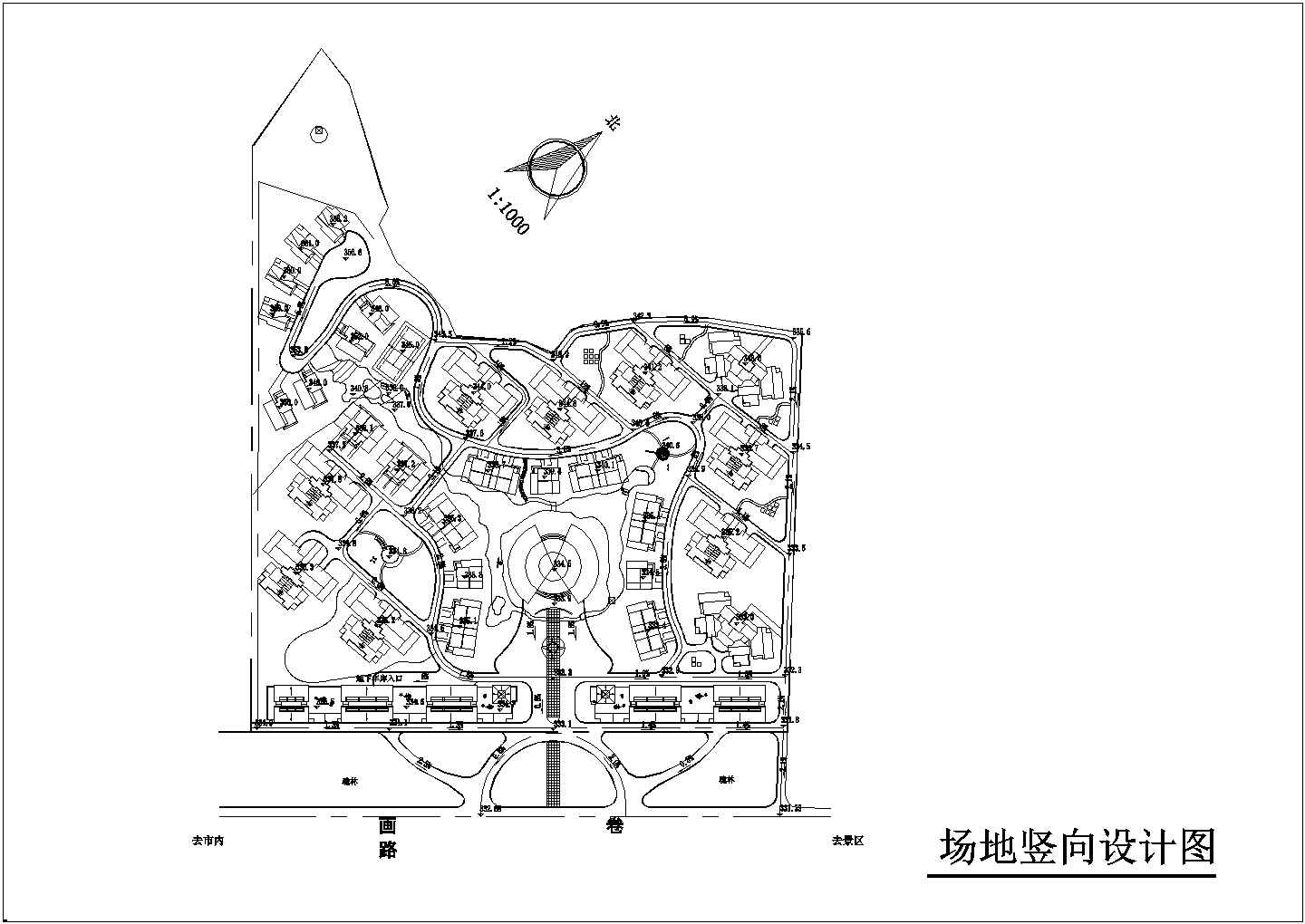 武汉市某街道拆迁小区规划全套图