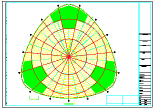 三层钢框架结构国际游艇会展中心cad结构图纸（含建筑图）