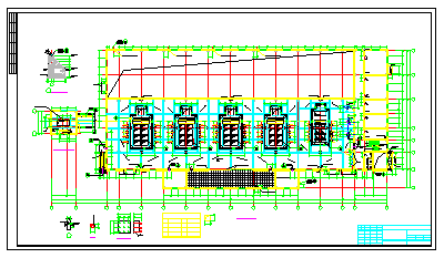 山西某工业场地锅炉房cad结构设计图