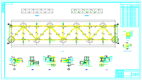 综合楼至副井井口房联廊cad结构图(含PKPM计算文件)-图一