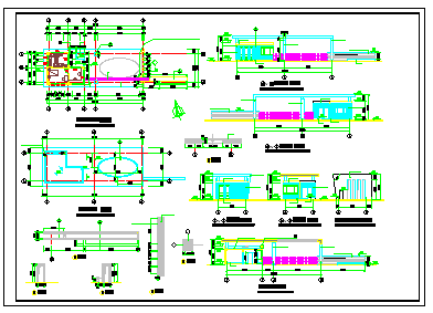 液压机械制造厂传达室大门建施【1JPG外观效果图】-图一