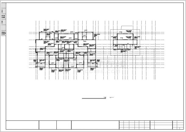 某地区27层剪力墙结构高层住宅楼建筑方案设计施工CAD图纸-图一