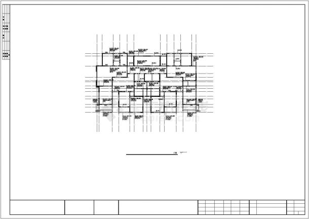 某地区27层剪力墙结构高层住宅楼建筑方案设计施工CAD图纸-图二