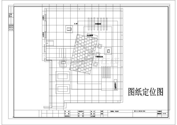 某宏基屋顶花园设计施工CAD图纸-图二