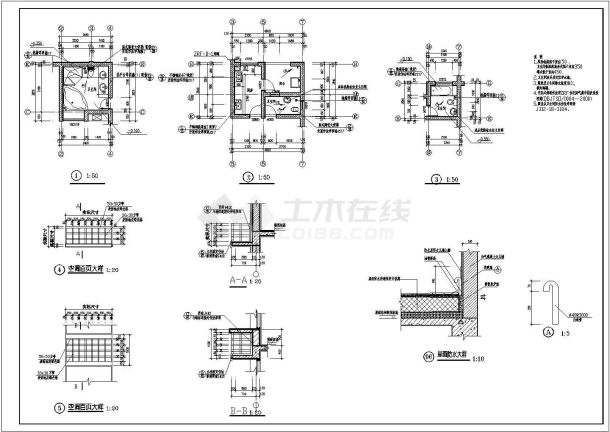 叠加别墅全套建筑CAD示意图-图一