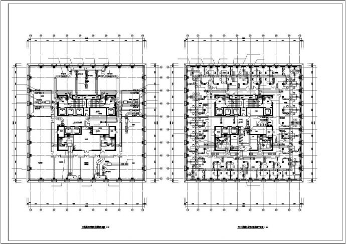 超高层办公楼暖通空调全套系统设计施工图_图1