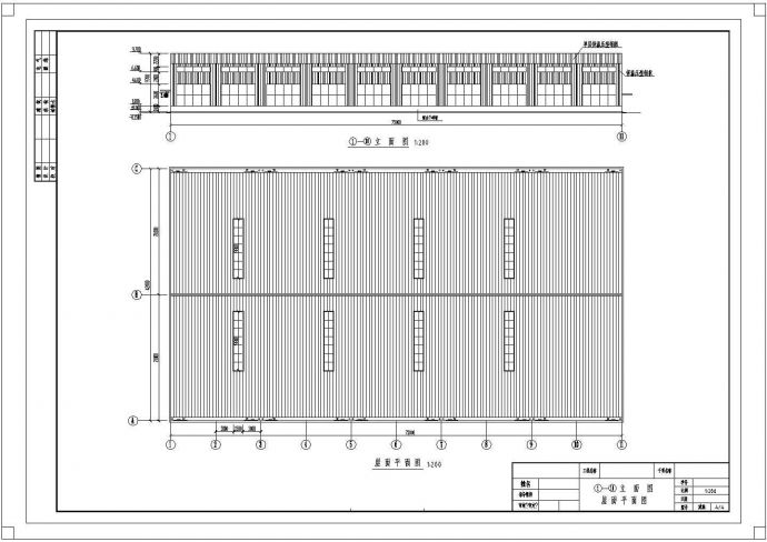 深圳市某大型家具厂单层轻钢结构厂房全套结构设计CAD图纸_图1