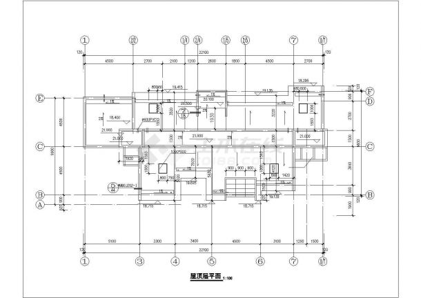 枣庄市社某社区6层砖混结构住宅楼建筑设计CAD图纸（含阁楼和架空层）-图一