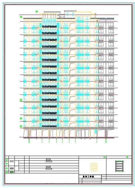 【18层】21557㎡18层住宅楼土建工程量清单（含CAD图）-图一