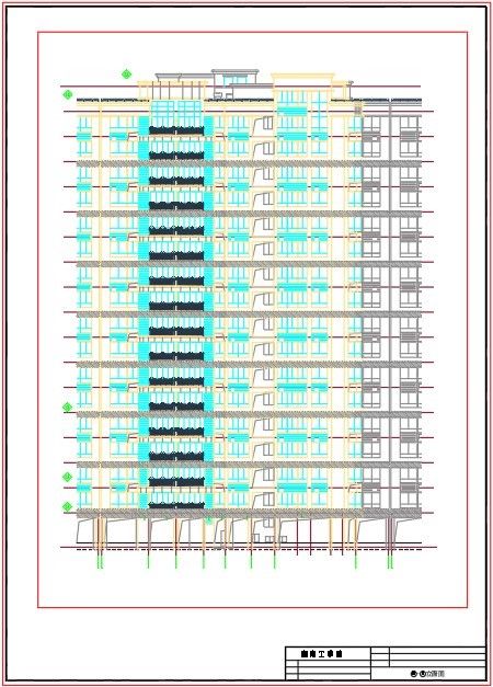 【18层】21557㎡18层住宅楼土建工程量清单（含CAD图）-图二