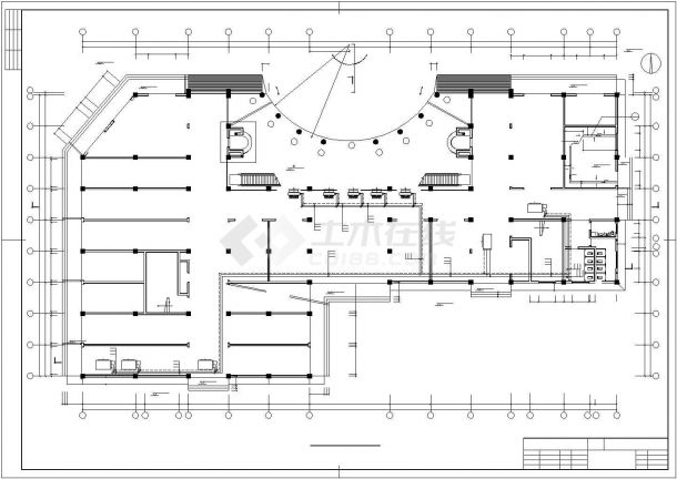 某标准商场中央空调全套方案设计施工CAD图纸-图二