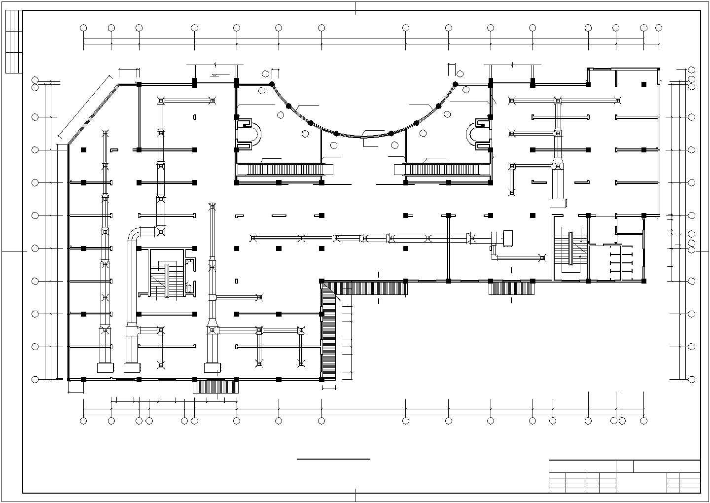 某标准商场中央空调全套方案设计施工CAD图纸