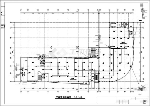 某标准综合楼暖通全套方案设计施工CAD图纸-图一