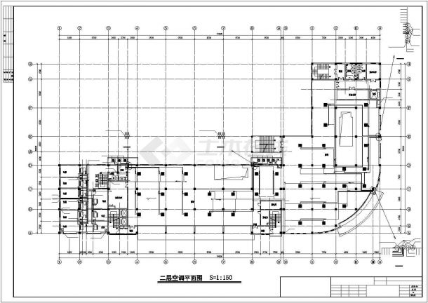 某标准综合楼暖通全套方案设计施工CAD图纸-图二