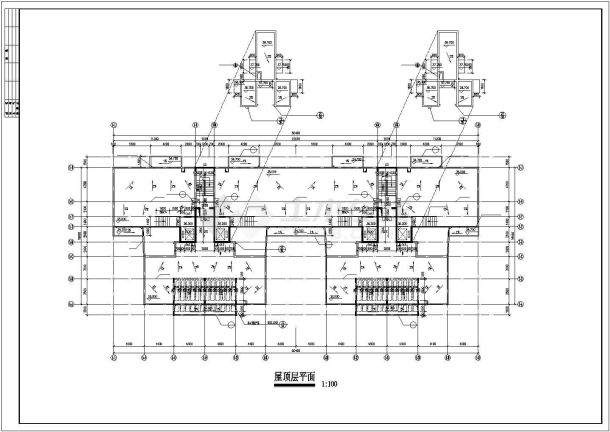 某高层住房CAD平面详图-图二