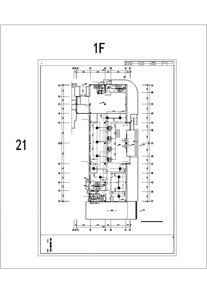 [江西]中低层通信办公楼多联机空调及通风排烟设计施工图_图1