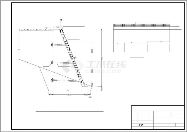 某大型涵洞结构工程方案设计施工CAD图纸-图二