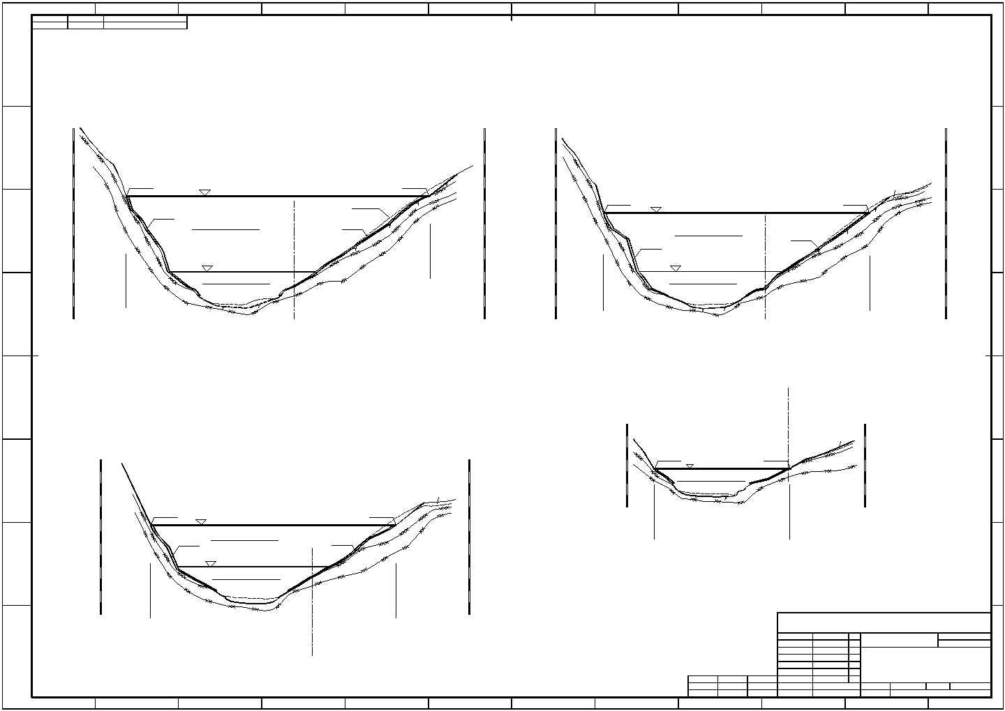 某面板堆石坝坝体结构工程初设方案设计施工CAD图纸