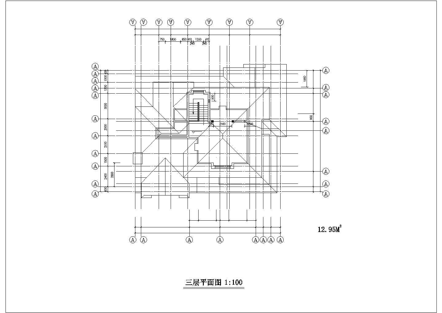 七里香溪X3型别墅建筑施工图