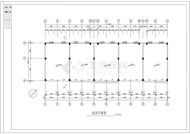 【镇江】某地阳光城住宅区全套建筑施工设计cad图纸-图一