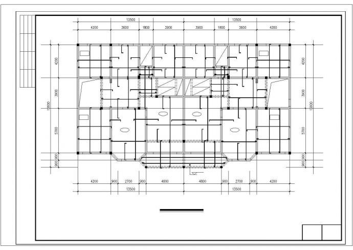 杭州市天鹅湖别墅区2层独栋别墅全套结构设计CAD施工图_图1